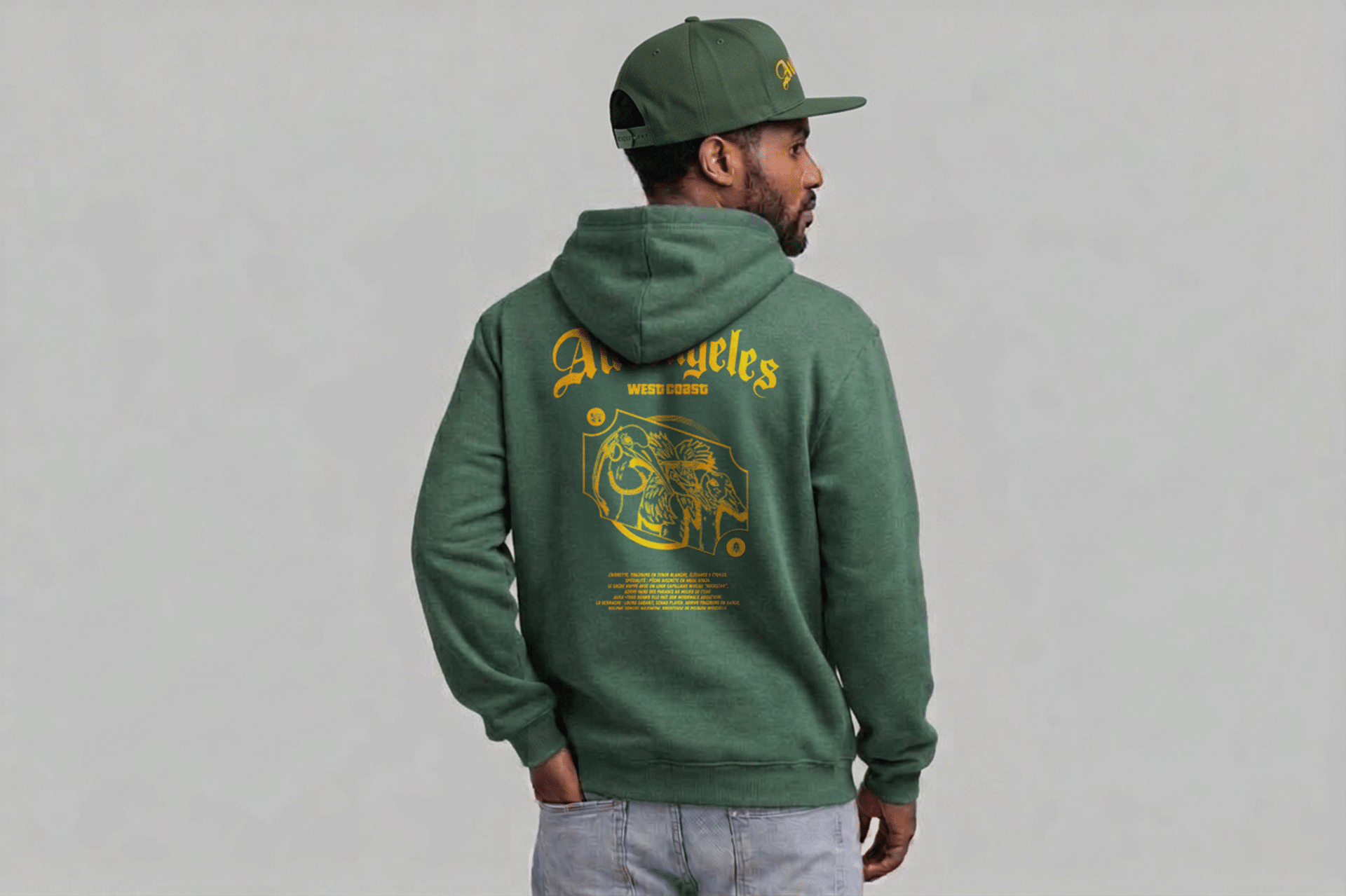 Audengeles - Mockup Arrière Vert