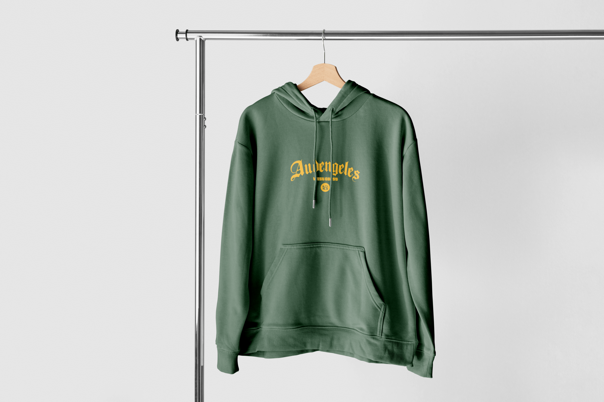 Audengeles - Mockup Cintre Vert